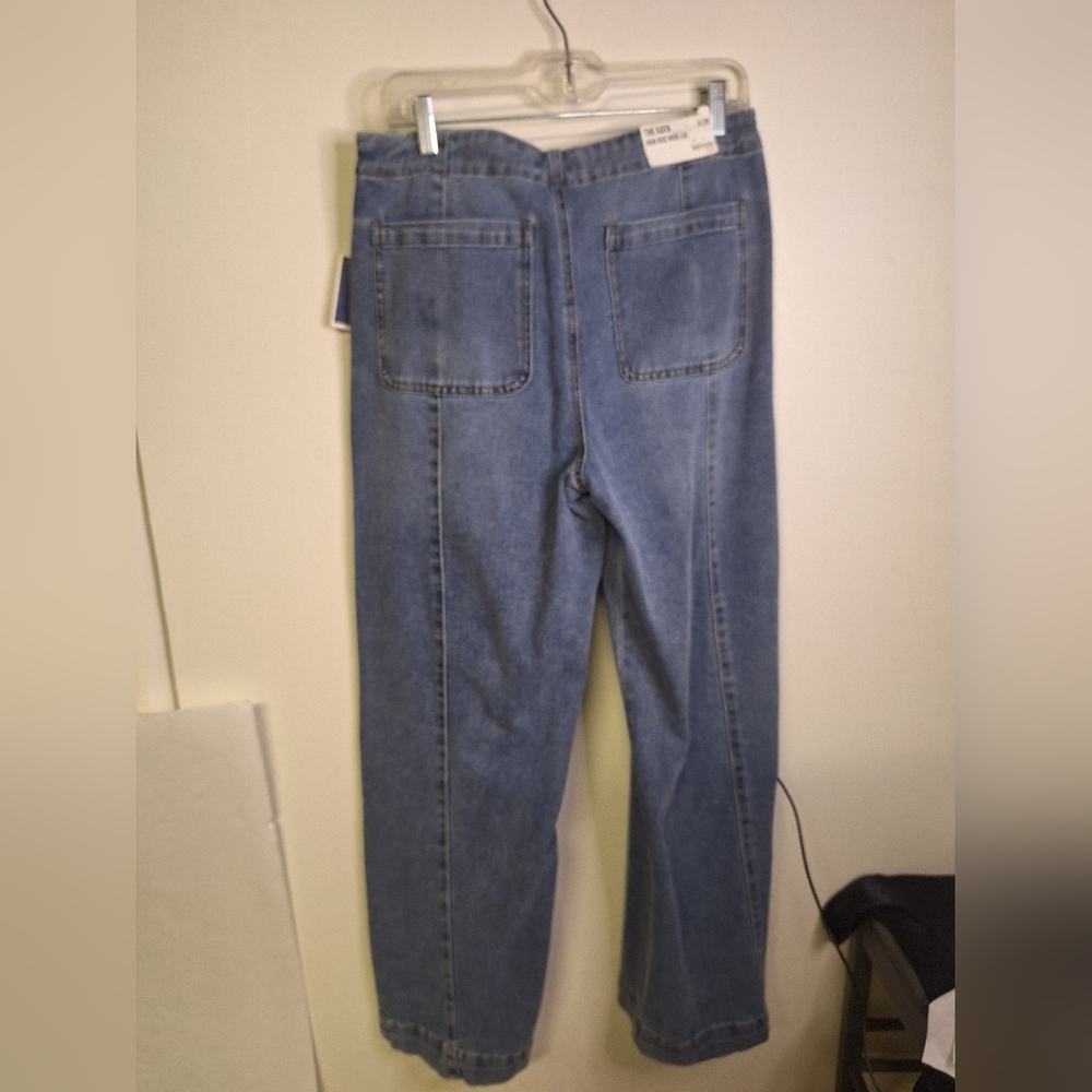 Kensie The Kaya High Rise Straight Wide Leg Jeans. Size 6/28 - Picture 6 of 8